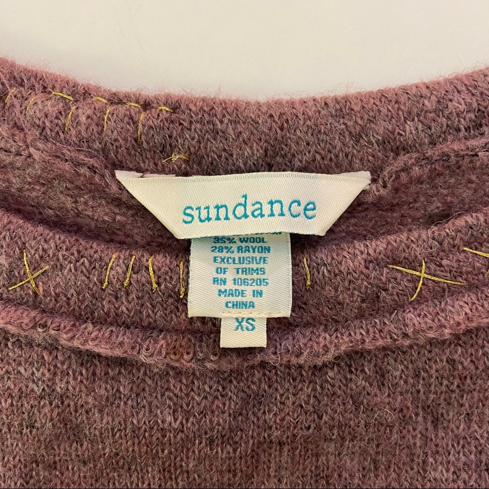 Sundance Mountain Retreat Sweater in purple XS - Picture 7 of 8